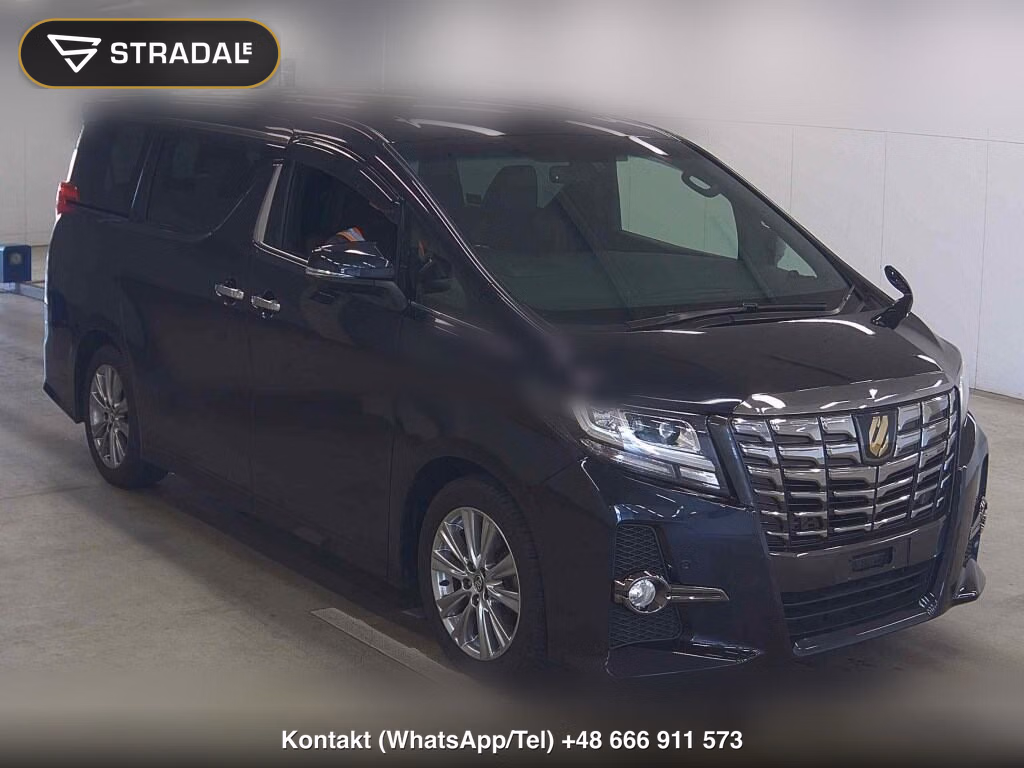 TOYOTA ALPHARD 2.5S A PACKAGE TYPE BLACK 2016, aukcja z Japonii, zdjęcie 1