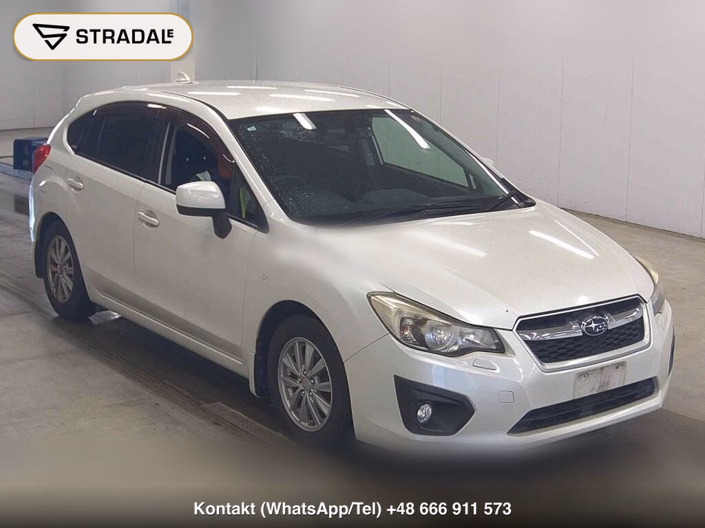 SUBARU IMPREZA SPORT 1.6I-L 2012, aukcja z Japonii, zdjęcie 1