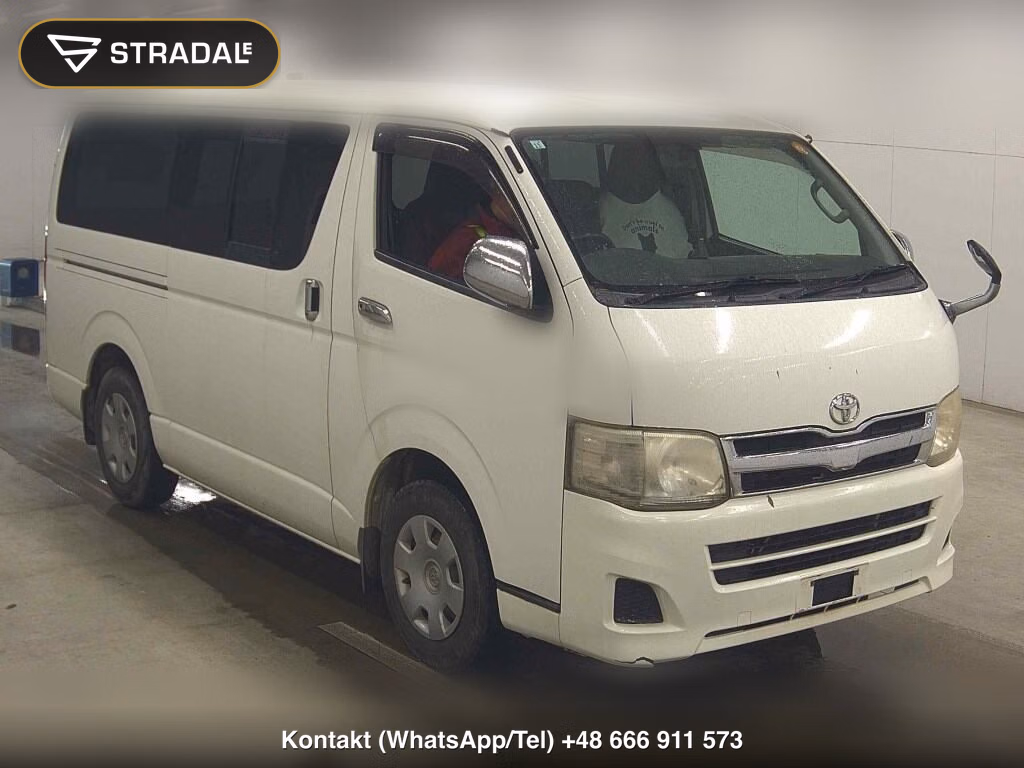 TOYOTA HIACE VAN 5D DX GL PACKAGE 2011, aukcja z Japonii, zdjęcie 1