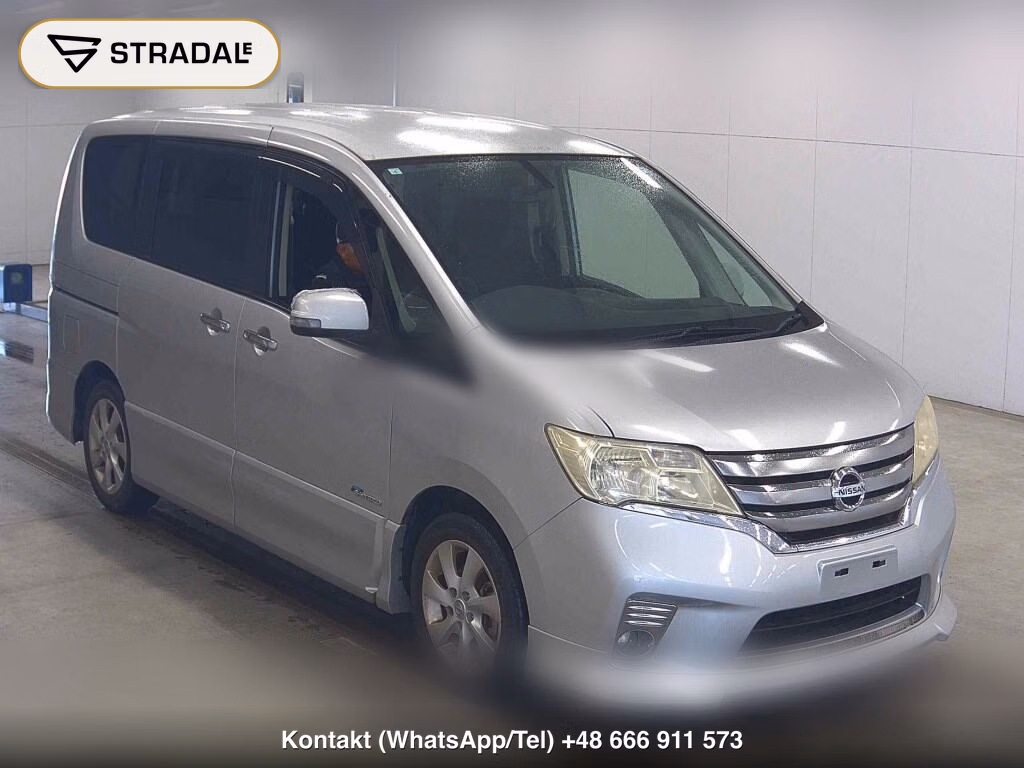 NISSAN SERENA 5D HIGHWAY STAR S-HYBRID AERO MODE 2013, aukcja z Japonii, zdjęcie 1