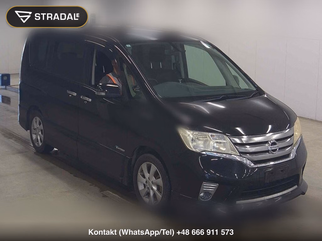NISSAN SERENA 5D HIGHWAY STAR S-HYBRID AERO MODE 2013, aukcja z Japonii, zdjęcie 1