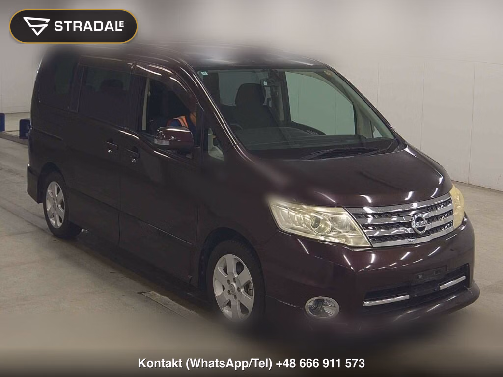 NISSAN SERENA 5D HIGHWAY STAR V AERO SELECTION 2009, aukcja z Japonii, zdjęcie 1