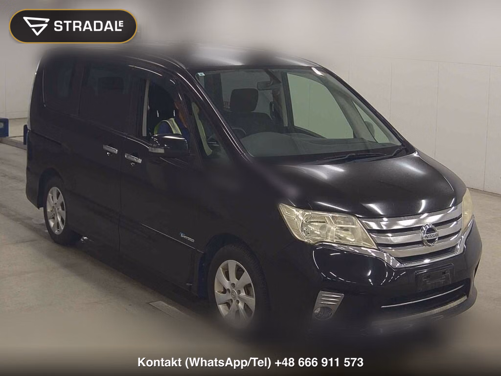 NISSAN SERENA 5D HIGHWAY STAR S-HYBRID 2013, aukcja z Japonii, zdjęcie 1