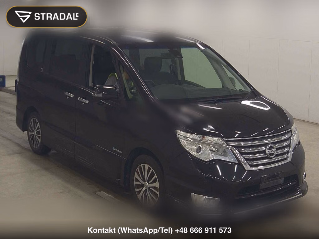NISSAN SERENA 5D HIGHWAY STAR V AERO MODE+SAFETY S-HYBRID 2015, aukcja z Japonii, zdjęcie 1