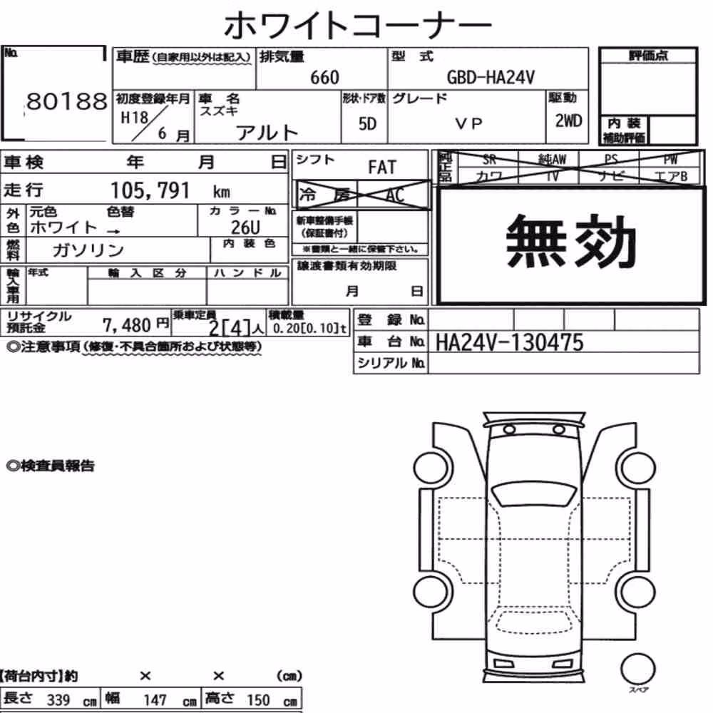 Notka aukcyjna: SUZUKI ALTO 5D VP