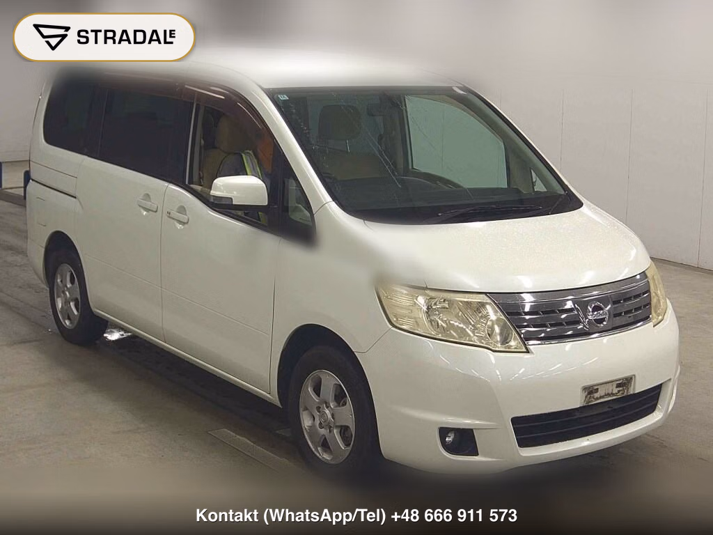 NISSAN SERENA 5D 4WD 20G 2008, aukcja z Japonii, zdjęcie 1