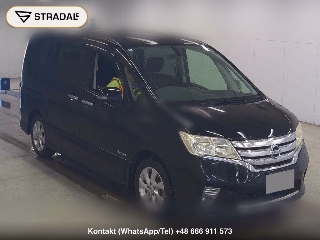 NISSAN SERENA 5D HIGHWAY STAR S-HYBRID 2012, aukcja z Japonii, zdjęcie 1