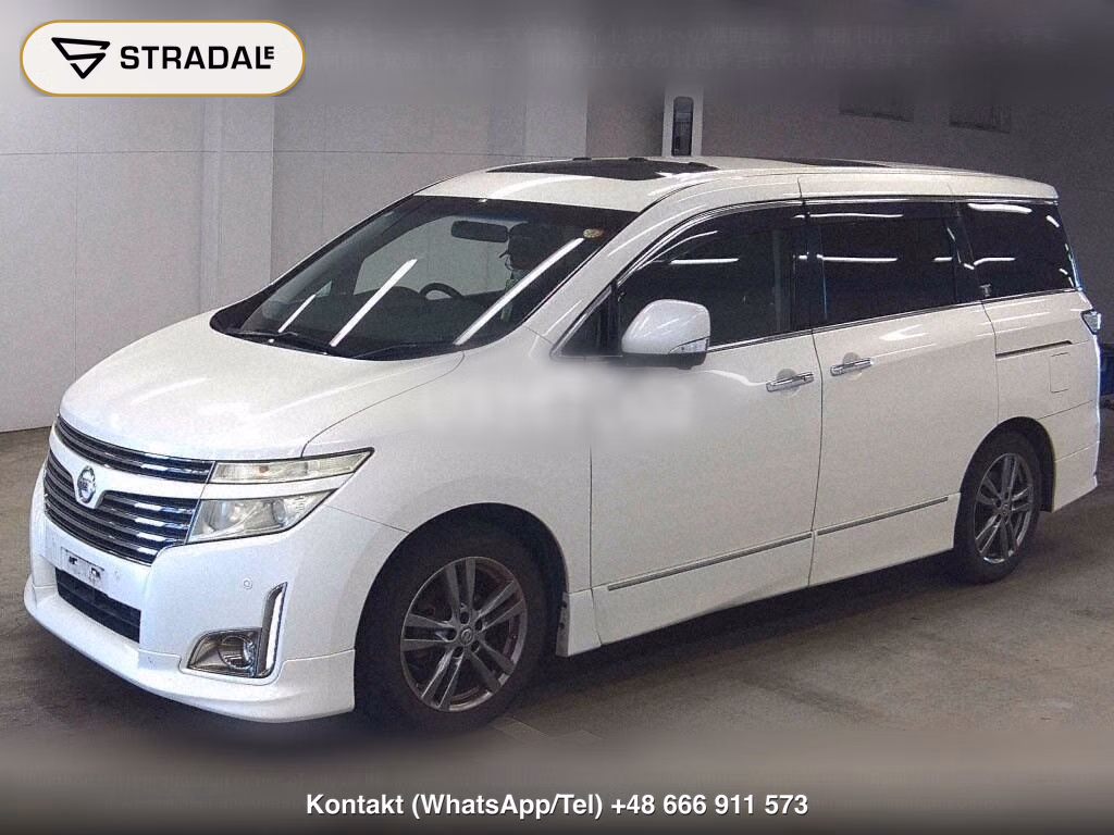 NISSAN ELGRAND 5D 350 HIGHWAY STAR URBAN CHROME BLACK LEAT, miniaturka 5