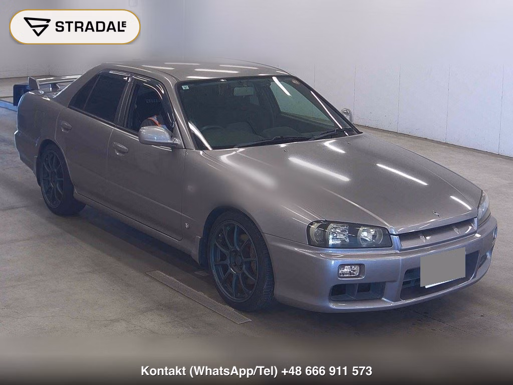 NISSAN SKYLINE 4D 25GT-X TURBO 1999, aukcja z Japonii, zdjęcie 1