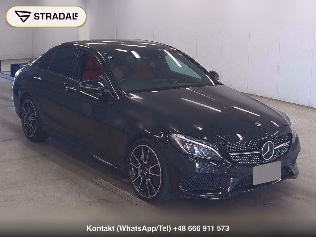 MERCEDES AMG C-CLASS 4D 4WD C43 4MATIC 2018, aukcja z Japonii, zdjęcie 1