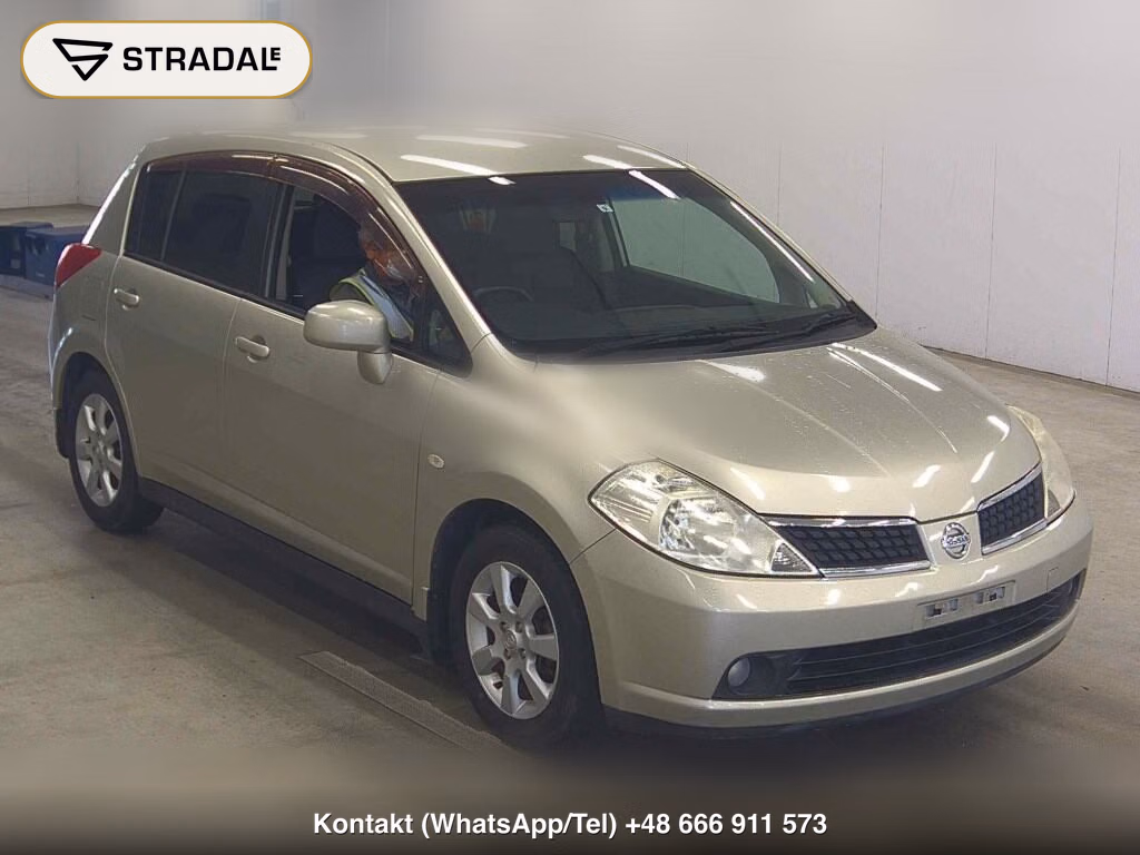 NISSAN TIIDA 15M 2007, aukcja z Japonii, zdjęcie 1