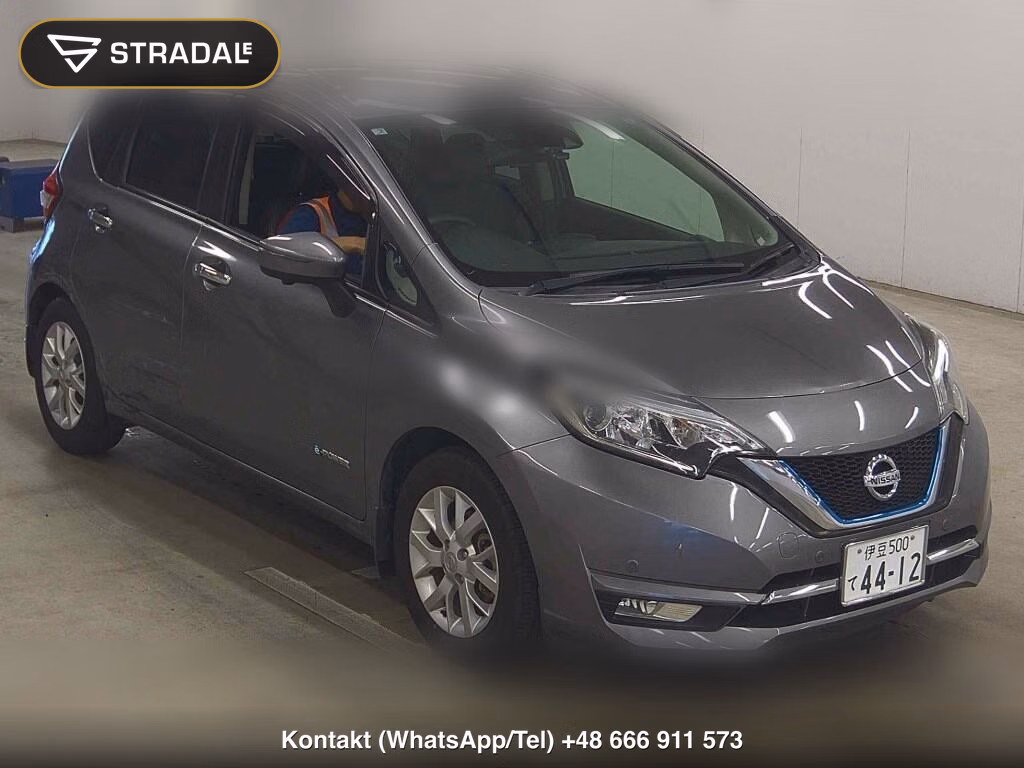 NISSAN NOTE E-POWER MEDALIST 2017, aukcja z Japonii, zdjęcie 1