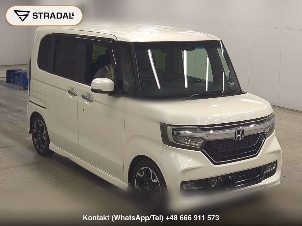 HONDA N-BOX CUSTOM G･L TURBO HONDA SENSING 2017, aukcja z Japonii, zdjęcie 1