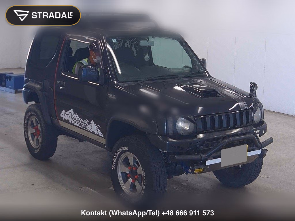 SUZUKI JIMNY 3D 4WD WILD WIND 2008, aukcja z Japonii, zdjęcie 1
