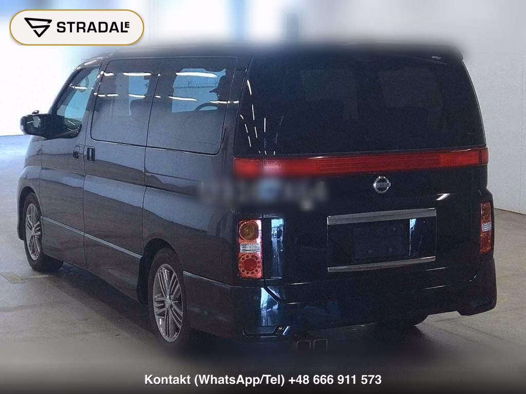 NISSAN ELGRAND 5D 350 HIGHWAY STAR BLACK LEATHER NAVI EDIT, miniaturka 3