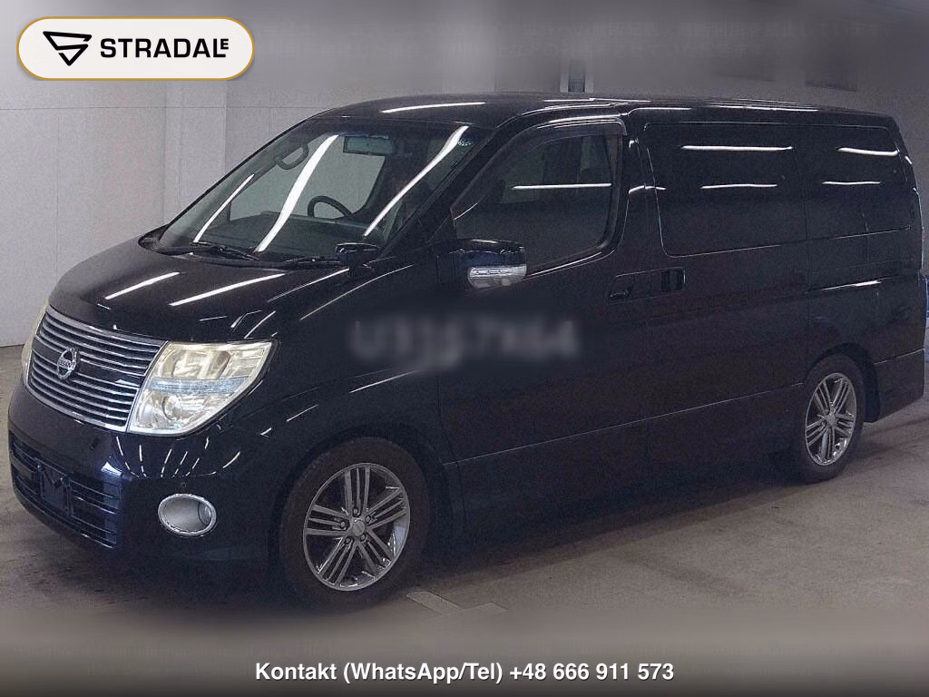 NISSAN ELGRAND 5D 350 HIGHWAY STAR BLACK LEATHER NAVI EDIT, miniaturka 5