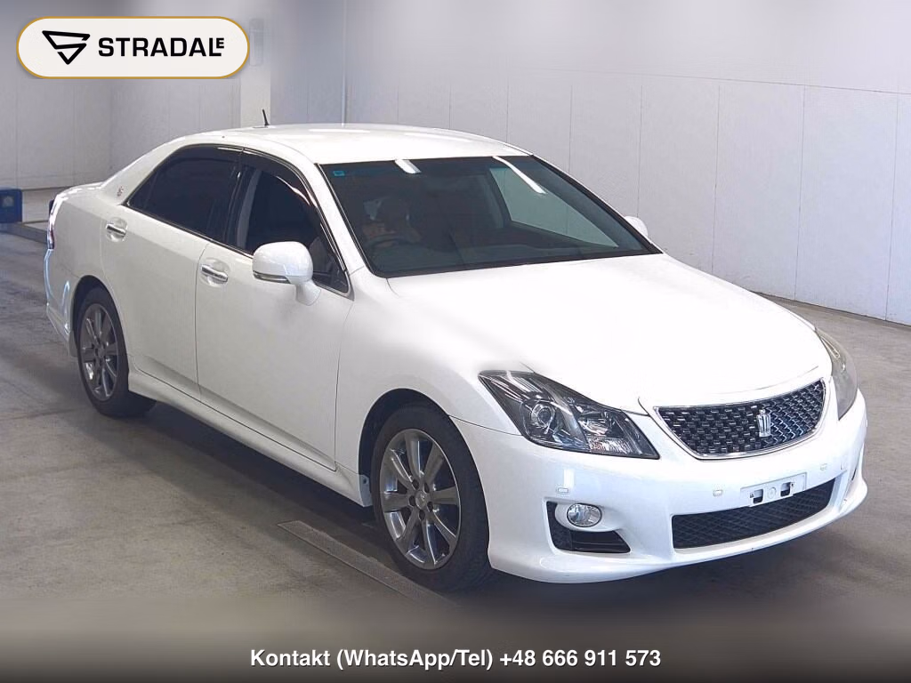 TOYOTA CROWN 4D 2.5 ATHLETE NAVI PACKAGE 2008, aukcja z Japonii, zdjęcie 1