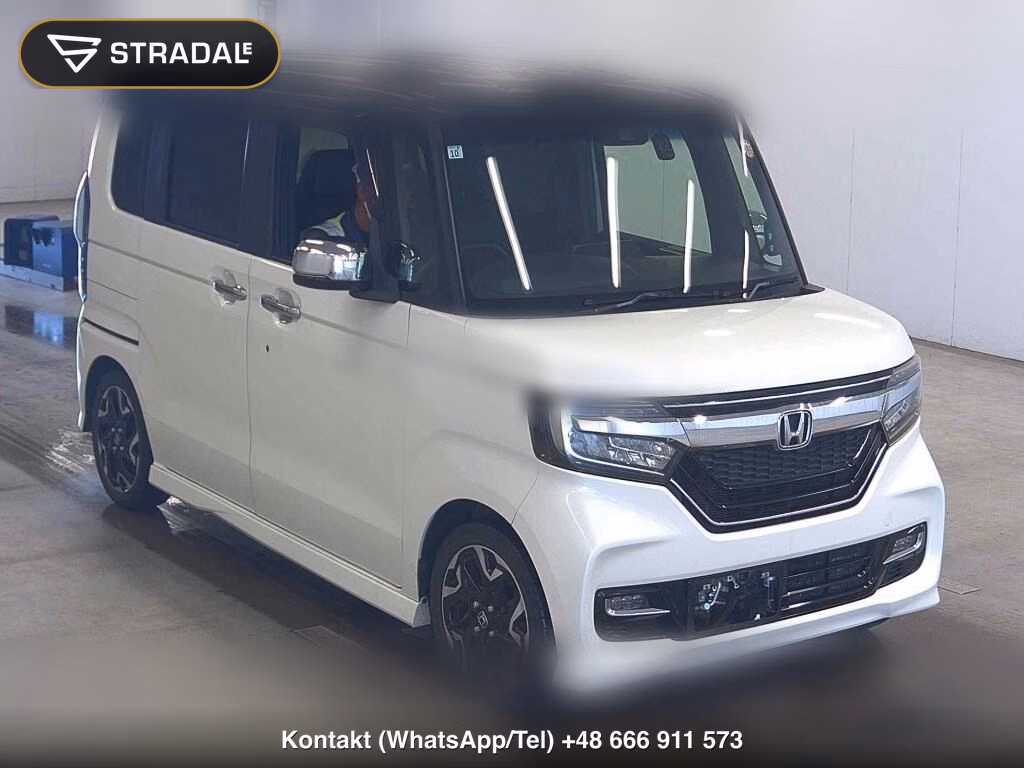 HONDA N-BOX CUSTOM G･L TURBO HONDA SENSING 2017, aukcja z Japonii, zdjęcie 1