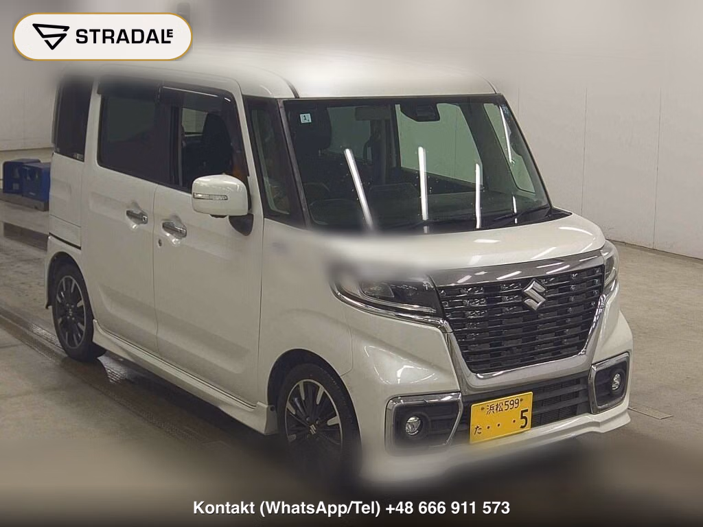 SUZUKI SPACIA CUSTOM HYBRID XS TURBO 2017, aukcja z Japonii, zdjęcie 1