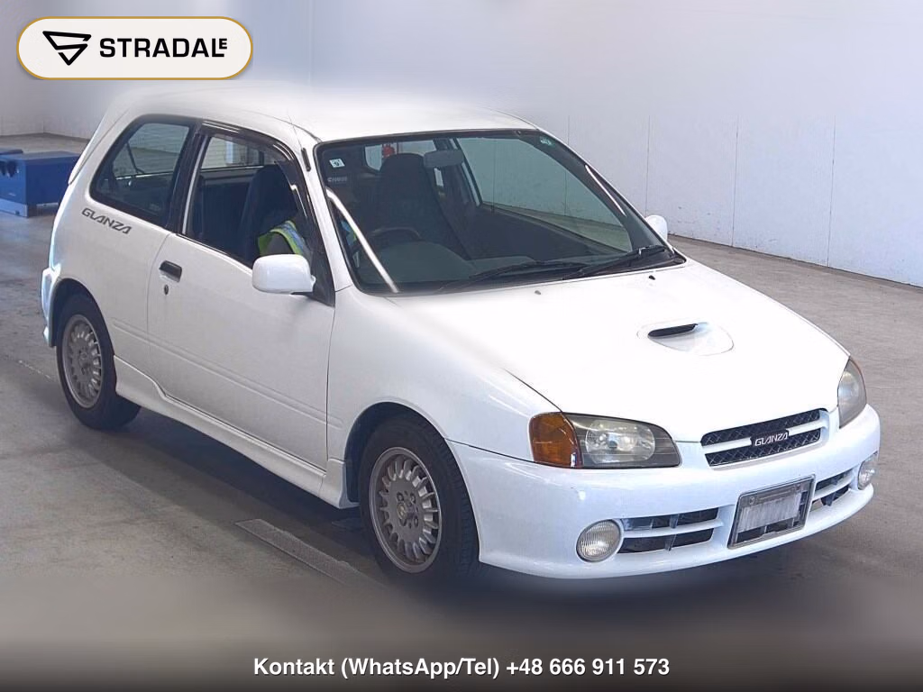 TOYOTA STARLET 3D GLANZA V 1997, aukcja z Japonii, zdjęcie 1
