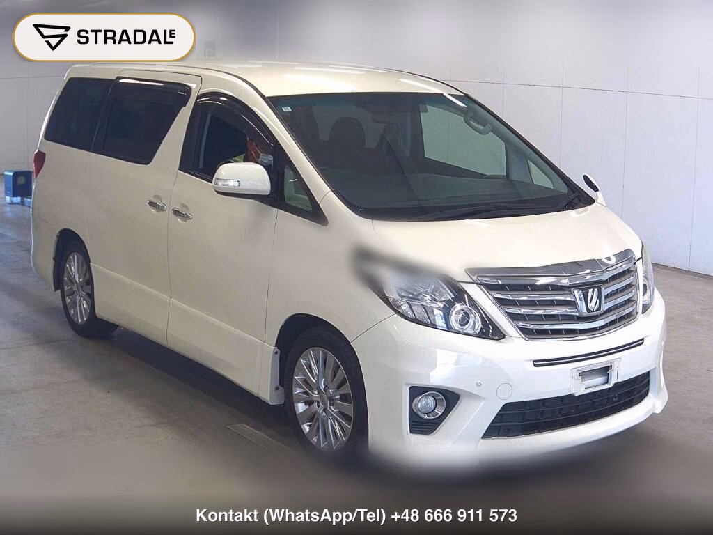 TOYOTA ALPHARD 240S 2012, aukcja z Japonii, zdjęcie 1
