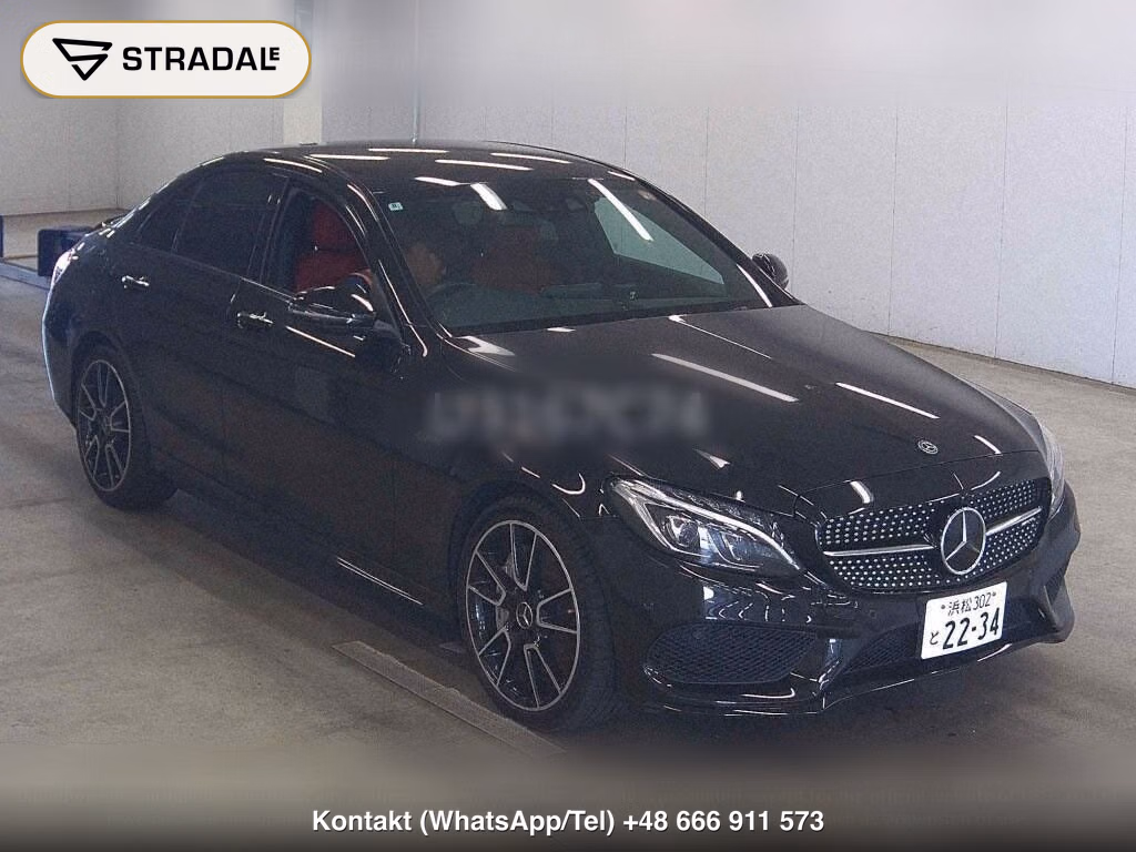 MERCEDES AMG C-CLASS 4D 4WD C43 4MATIC 2018, aukcja z Japonii, zdjęcie 1