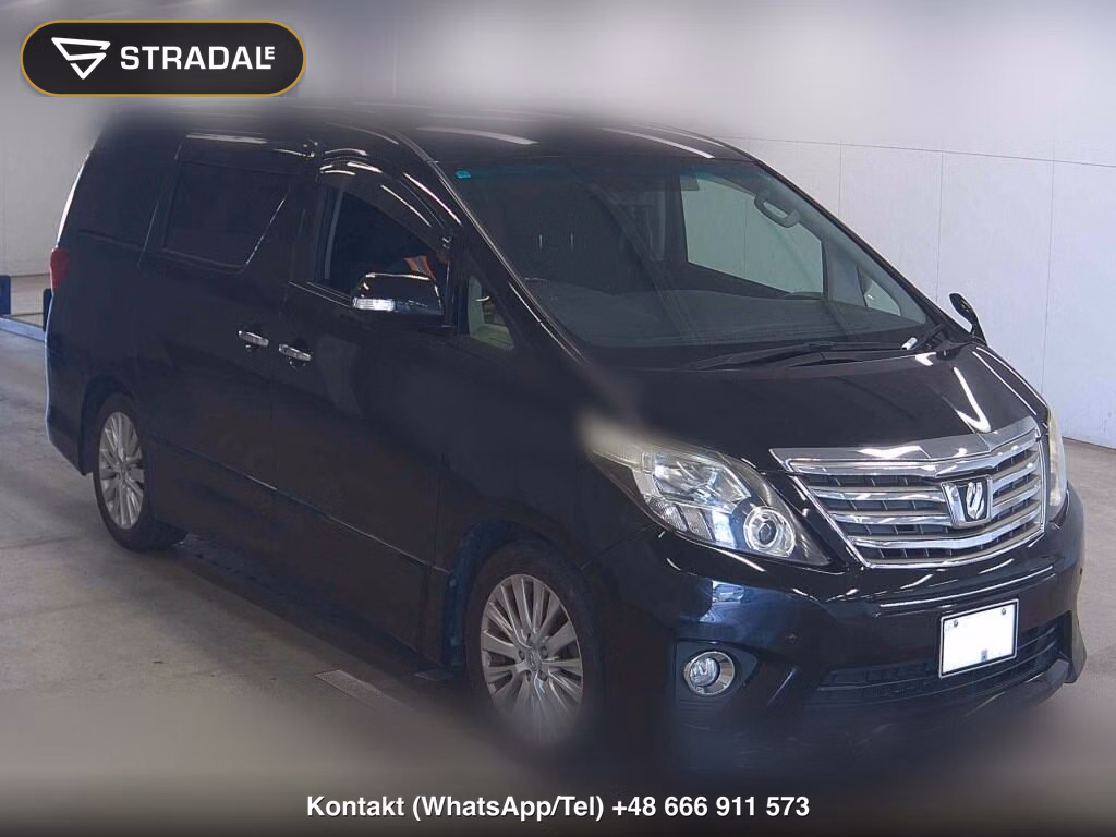 TOYOTA ALPHARD 240S 2012, aukcja z Japonii, zdjęcie 1
