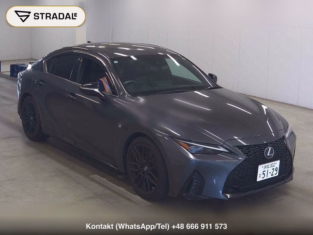 LEXUS IS 4D IS300 F SPORT MODE BLACK 2021, aukcja z Japonii, zdjęcie 1