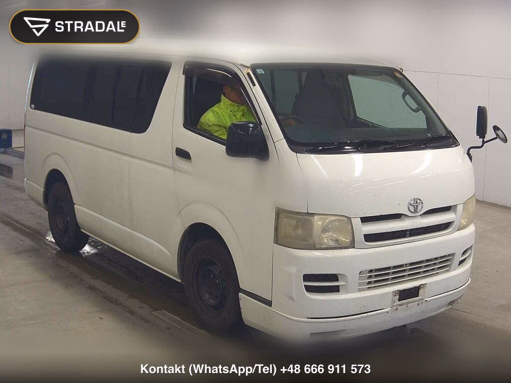 TOYOTA HIACE VAN 4D 2004, aukcja z Japonii, zdjęcie 1