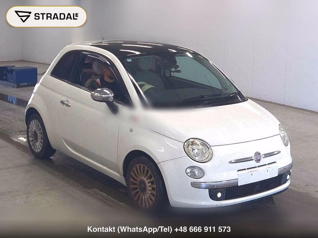FIAT 500 1.2 LOUNGE 2011, aukcja z Japonii, zdjęcie 1