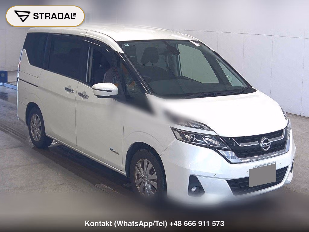 NISSAN SERENA 5D G 2016, aukcja z Japonii, zdjęcie 1
