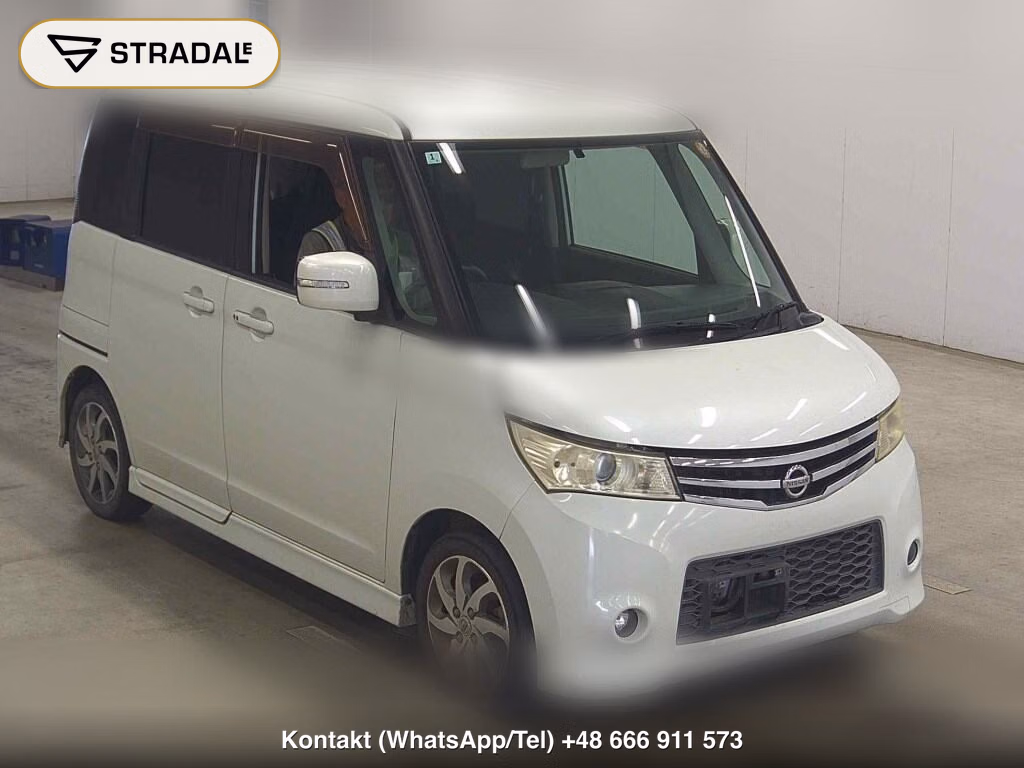 NISSAN ROOX HIGHWAY STAR TURBO 2010, aukcja z Japonii, zdjęcie 1
