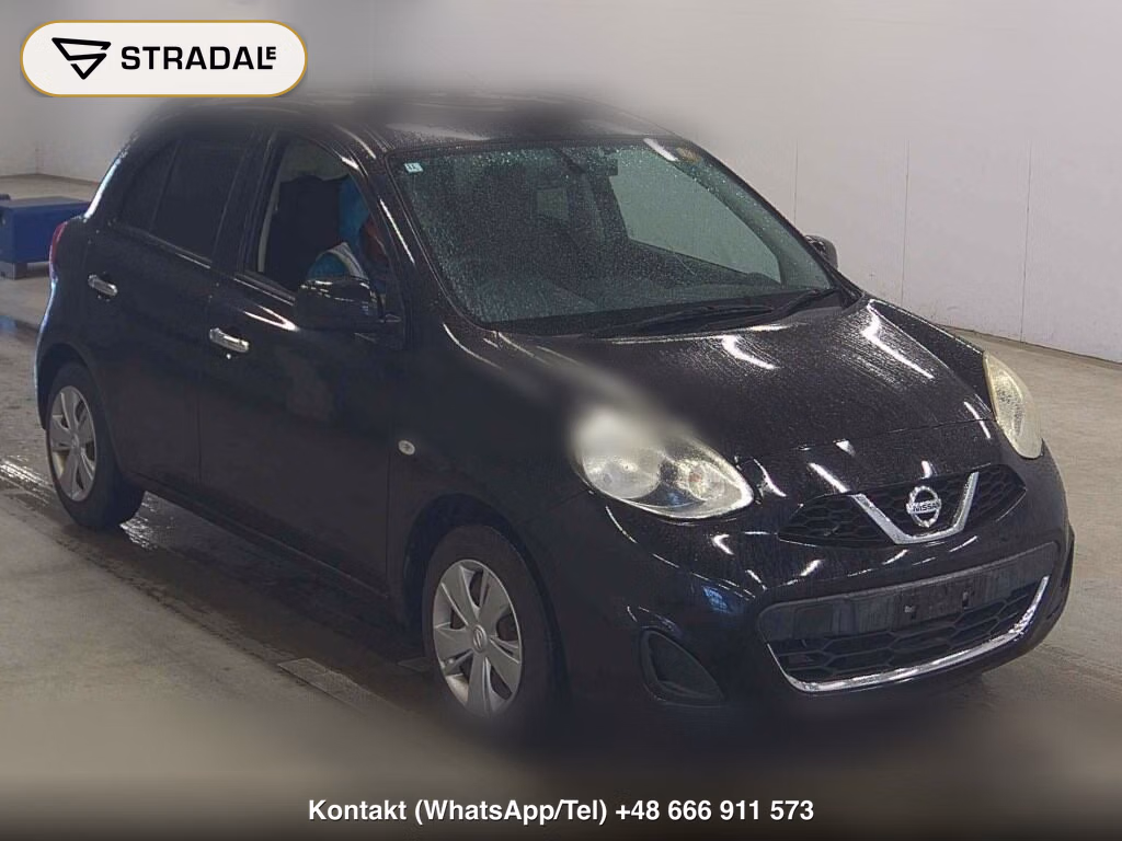 NISSAN MARCH 5D S PLUM INTERIOR 2016, aukcja z Japonii, zdjęcie 1