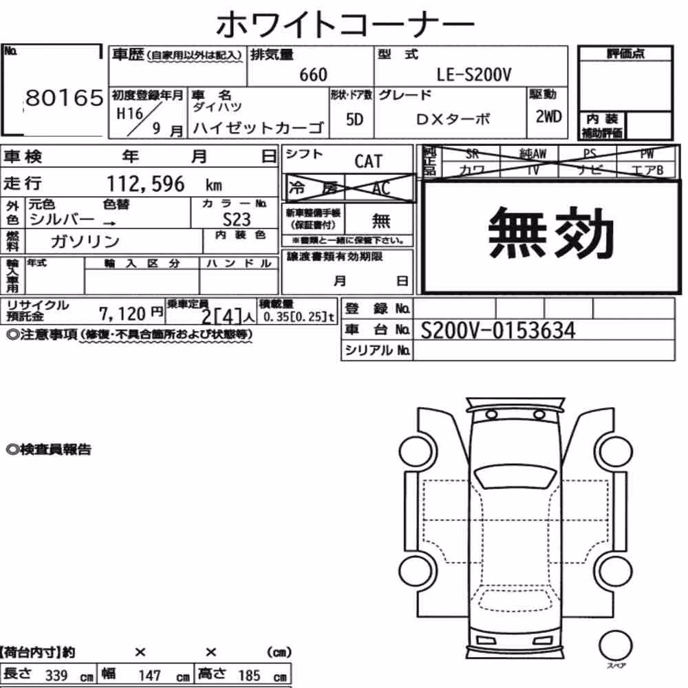 Notka aukcyjna: DAIHATSU HIJET CARGO 5D DX TURBO