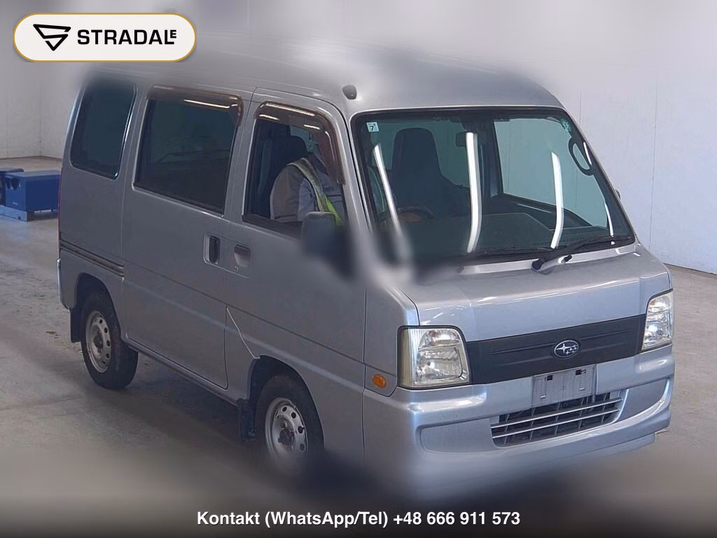 SUBARU SAMBAR VAN 5D TRANSPORTER 2006, aukcja z Japonii, zdjęcie 1