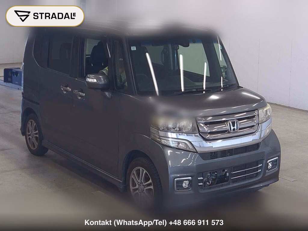 HONDA N-BOX PLUS CUSTOM 4WD G・TURBO L PACKAGE 2015, aukcja z Japonii, zdjęcie 1