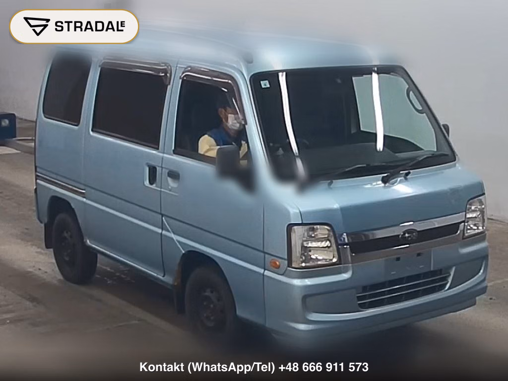SUBARU SAMBAR VAN 5D 4WD DIAS 2008, aukcja z Japonii, zdjęcie 1