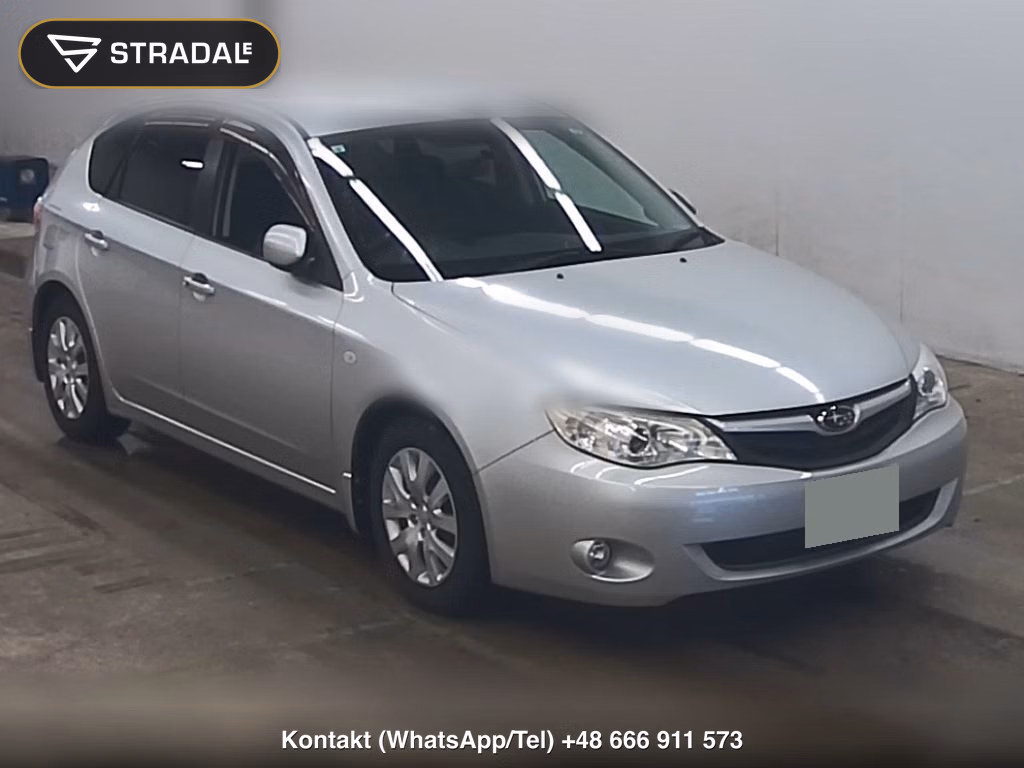 SUBARU IMPREZA 5D 2009, aukcja z Japonii, zdjęcie 1