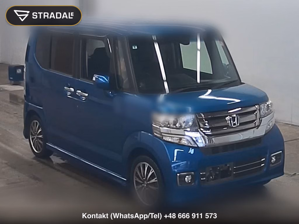 HONDA N-BOX CUSTOM G・TURBO L PACKAGE 2015, aukcja z Japonii, zdjęcie 1