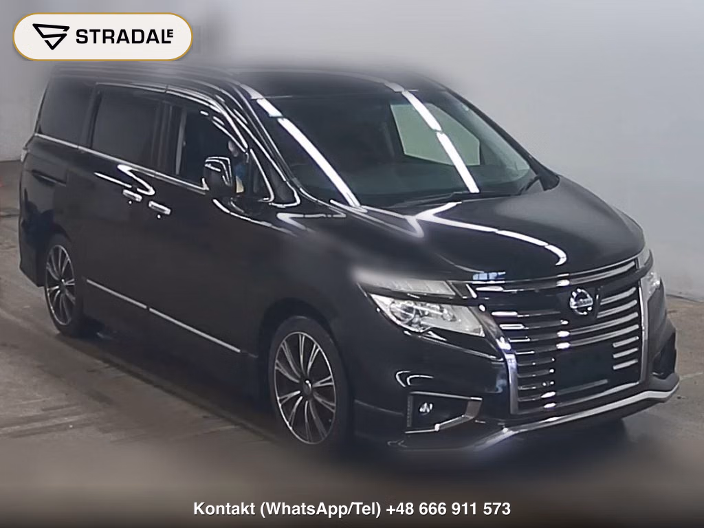 NISSAN ELGRAND 5D 4WD 350 HIGHWAY STAR URBAN CHROME 2017, aukcja z Japonii, zdjęcie 1