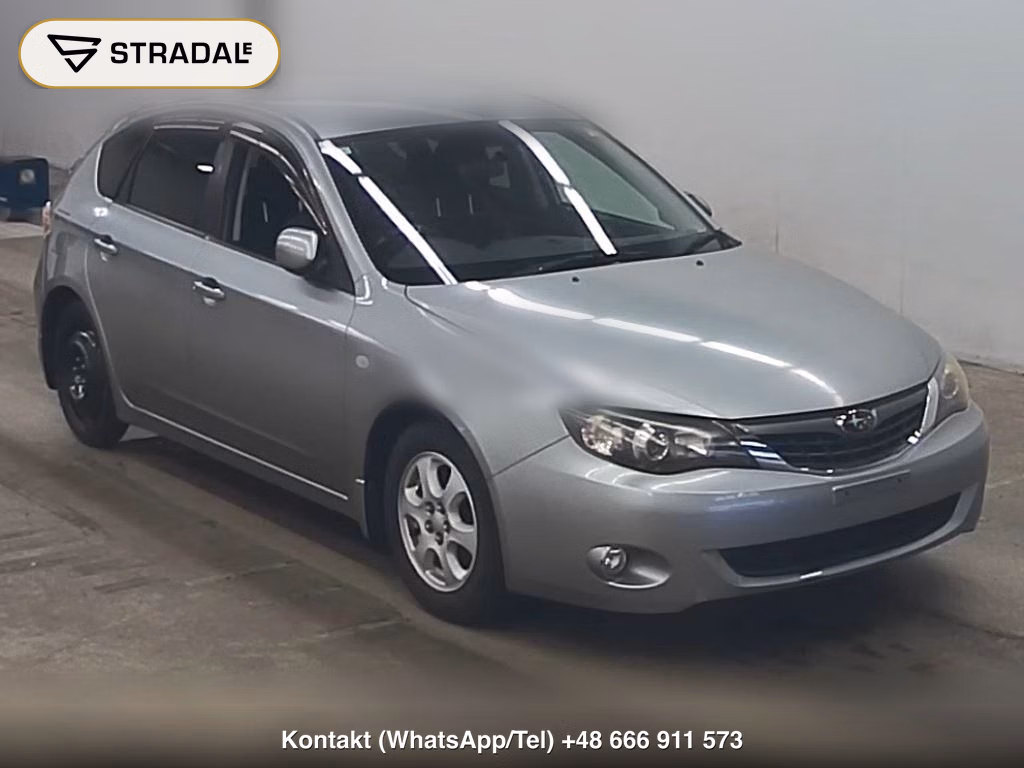 SUBARU IMPREZA 5D 4WD 15S 2007, aukcja z Japonii, zdjęcie 1