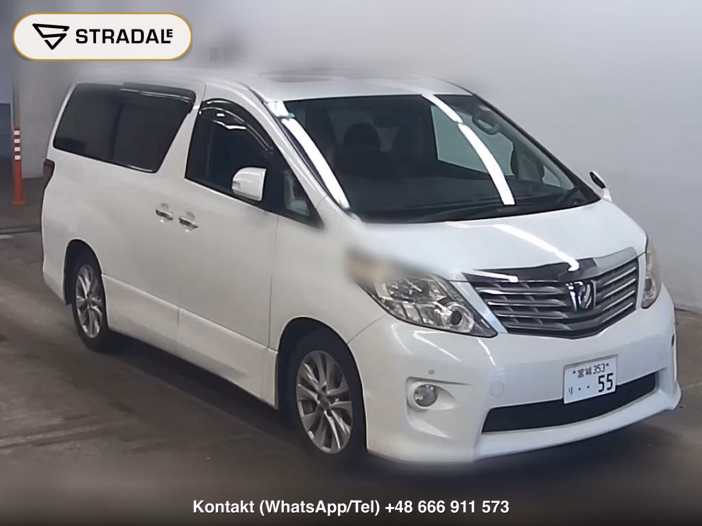 TOYOTA ALPHARD 240S 2008, aukcja z Japonii, zdjęcie 1