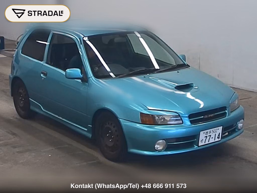 TOYOTA STARLET 3D GLANZA V 1997, aukcja z Japonii, zdjęcie 1
