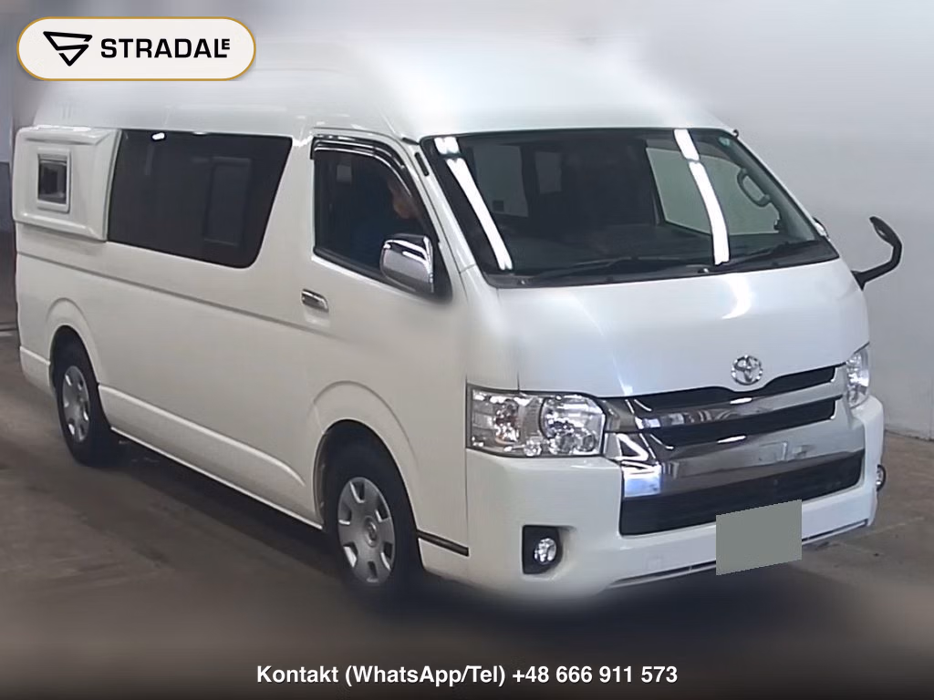 TOYOTA HIACE VAN 4D CAMPING 2016, aukcja z Japonii, zdjęcie 1