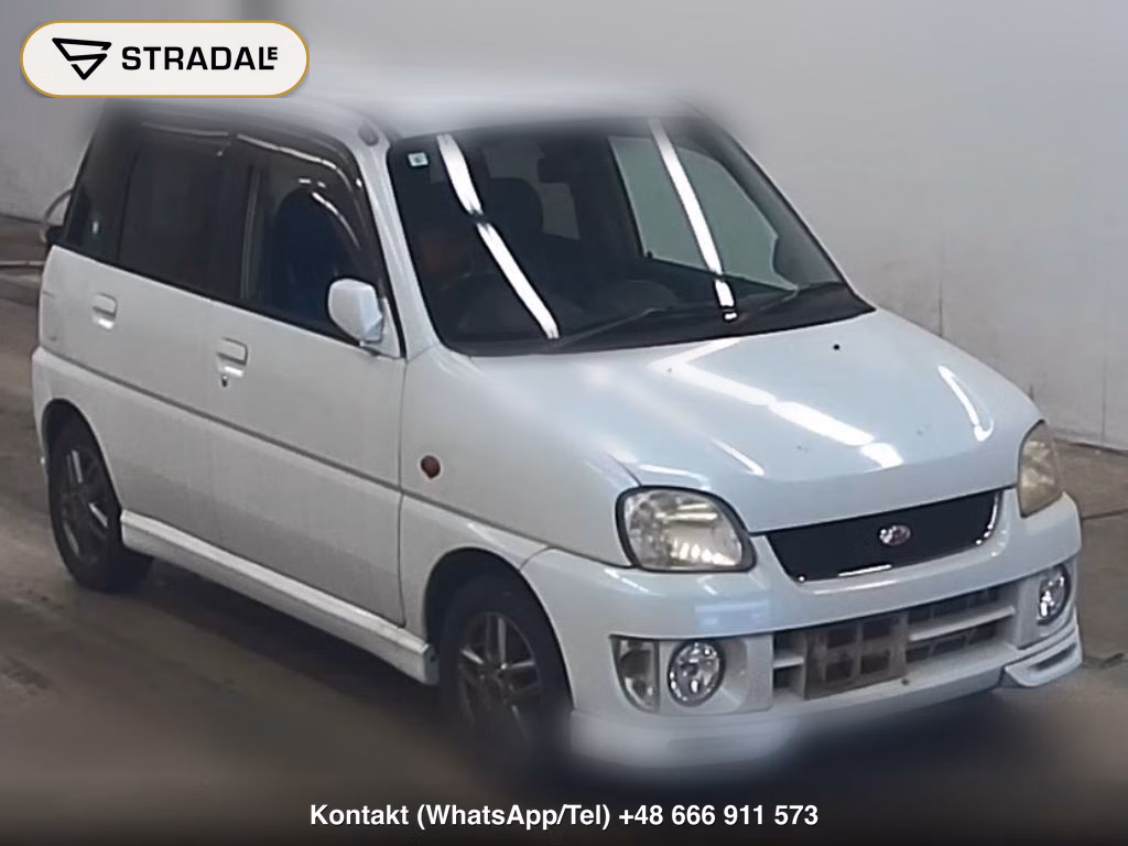 SUBARU PLEO 5D RS LIMITED 2001, aukcja z Japonii, zdjęcie 1