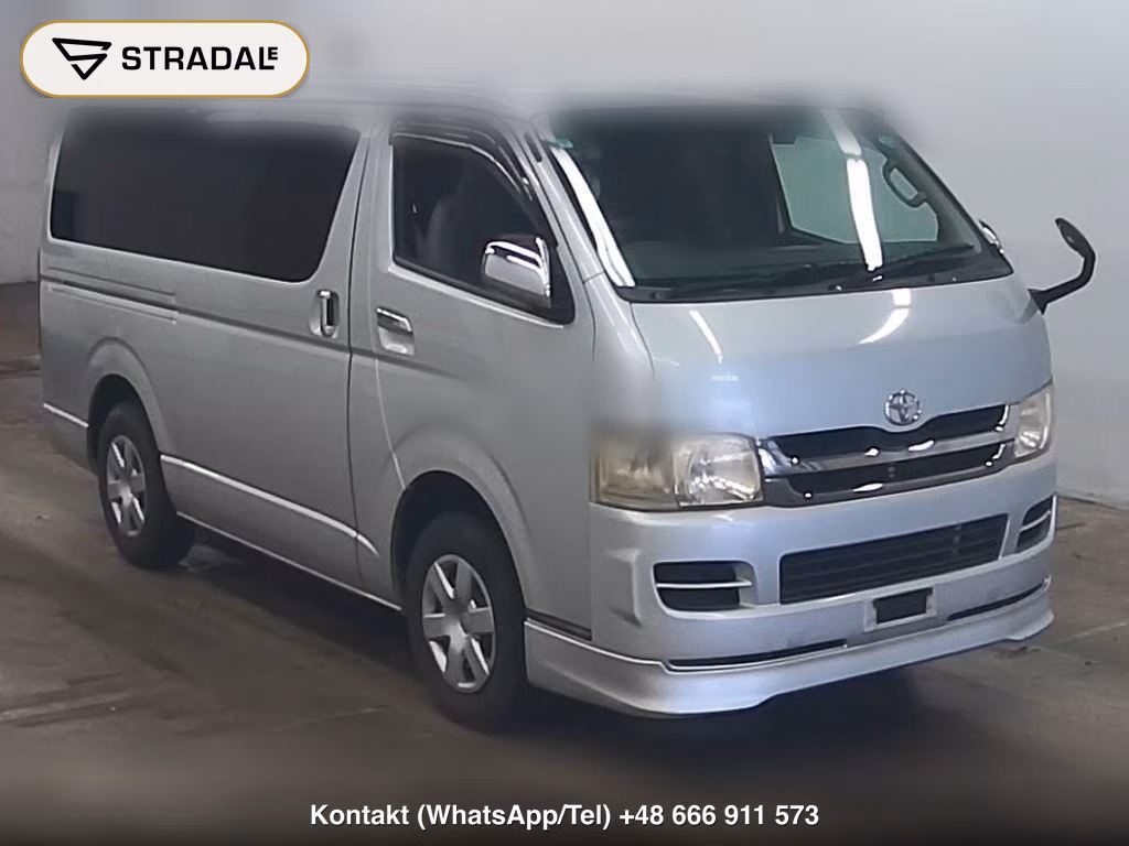 TOYOTA HIACE VAN 5D 4WD DX GL PACKAGE 2008, aukcja z Japonii, zdjęcie 1