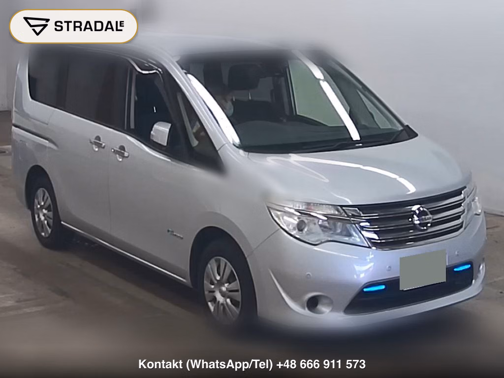 NISSAN SERENA 5D 20X S-HYBRID ADVANCED SAFETY PACK 2015, aukcja z Japonii, zdjęcie 1