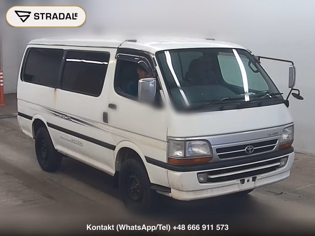 TOYOTA HIACE VAN 4D 4WD LONG SUPER GL 2002, aukcja z Japonii, zdjęcie 1