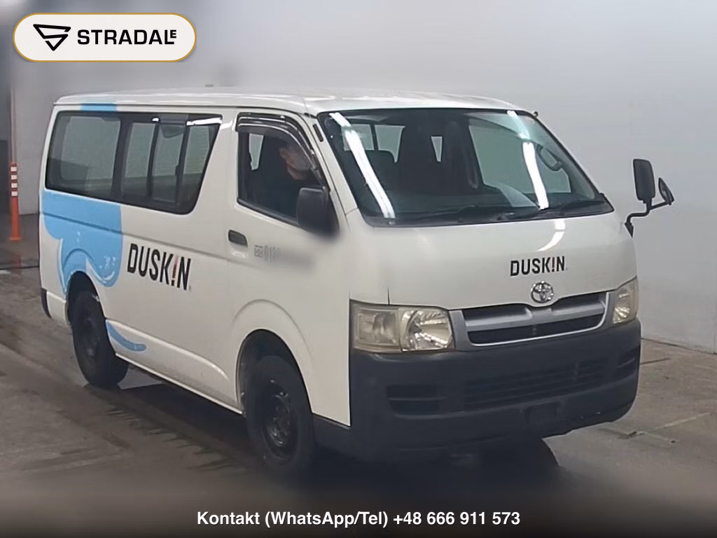TOYOTA HIACE VAN 4D 4WD DX 2007, aukcja z Japonii, zdjęcie 1