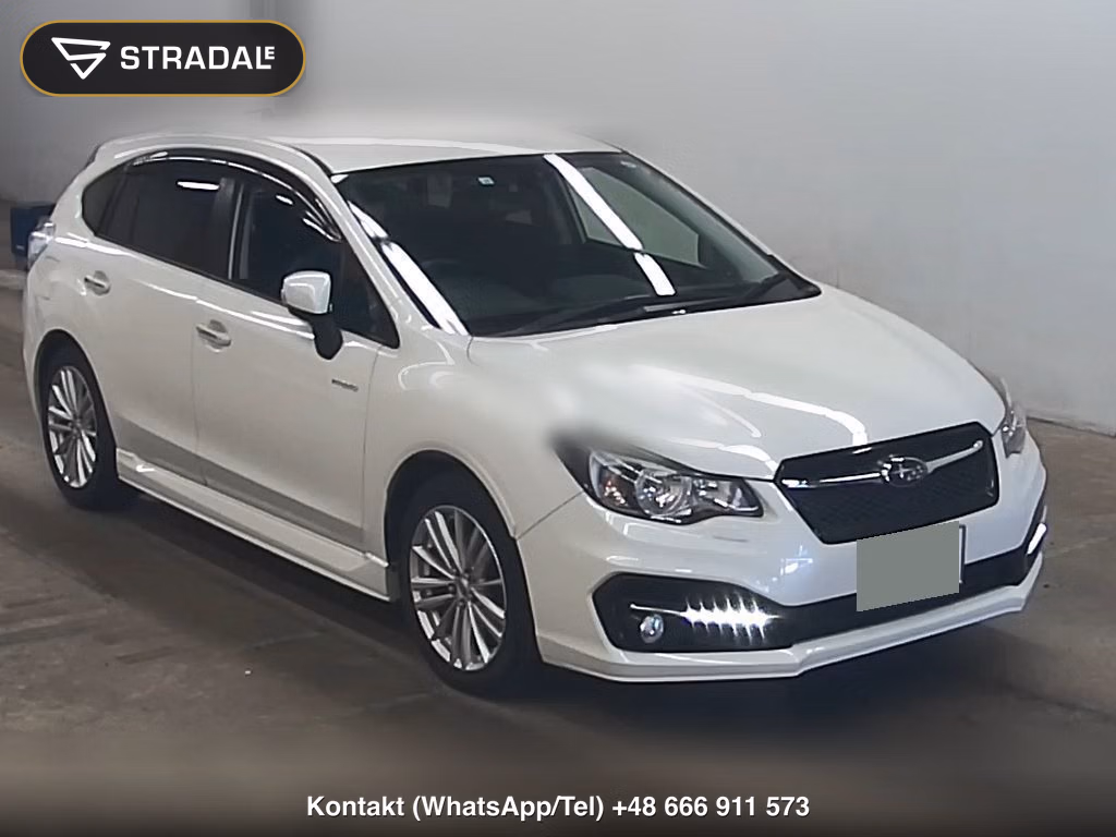 SUBARU IMPREZA SPORT HYBRID 4WD HYBRID 2.0I EYESIGHT 2015, aukcja z Japonii, zdjęcie 1